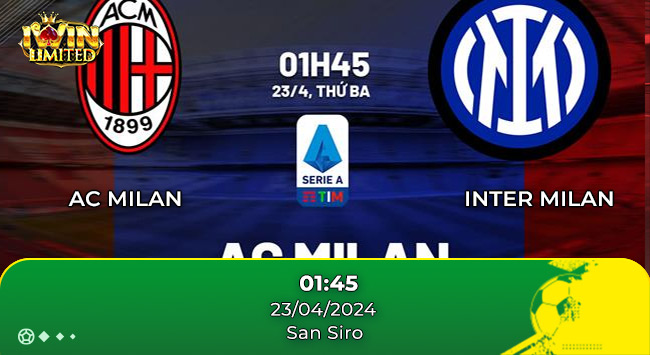 nhận định kèo trận đấu Milan và Inter ngày 23/4/2024