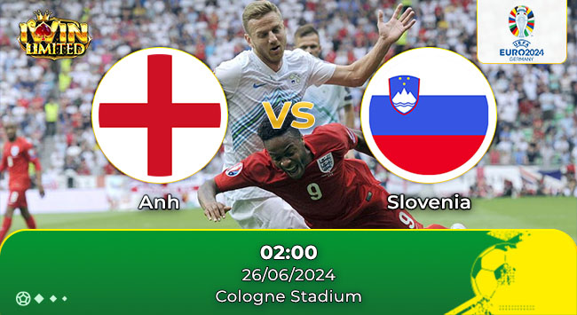 Nhận định bóng đá Anh vs Slovenia, 02h00 ngày 26/6: Sức mạnh Tam sư áp đảo