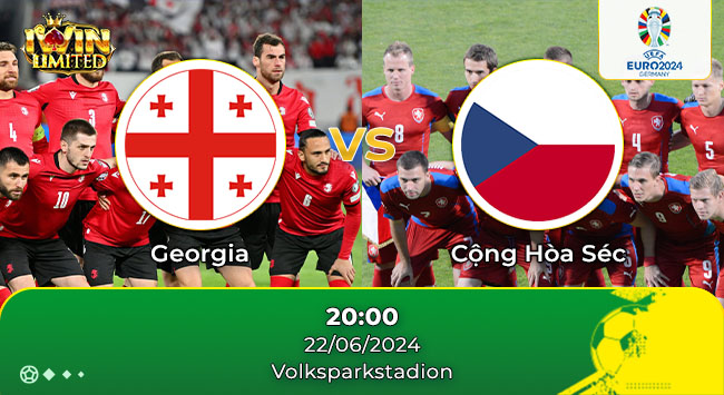 Nhận định bóng đá Georgia vs Cộng hòa Séc, 20h00 ngày 22/6: Georgia khát khao bứt phá