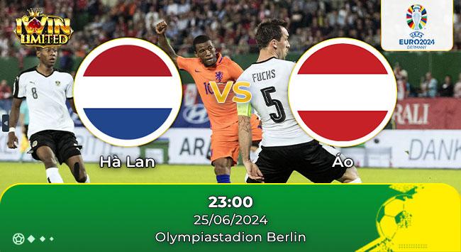 Nhận định bóng đá Hà Lan vs Áo, 23h00 ngày 25/6: “Lốc Cam” so tài “Đại Bàng Trắng”