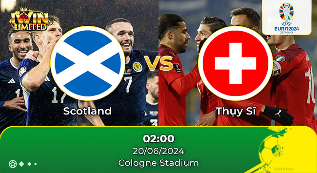 Nhận định bóng đá Scotland vs Thụy Sĩ, 02h00 ngày 20/6: Thử thách lớn cho "Braveheart"